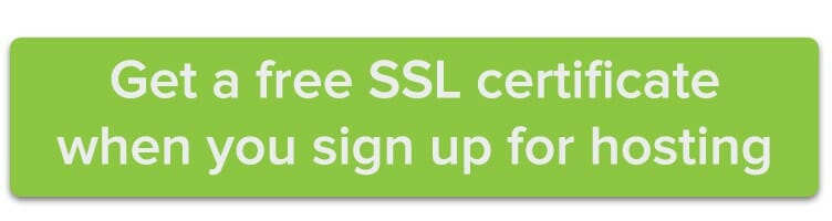 Get a free SSL certificate when you sign up for hosting