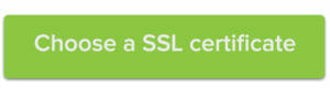 Choose a SSL certificate
